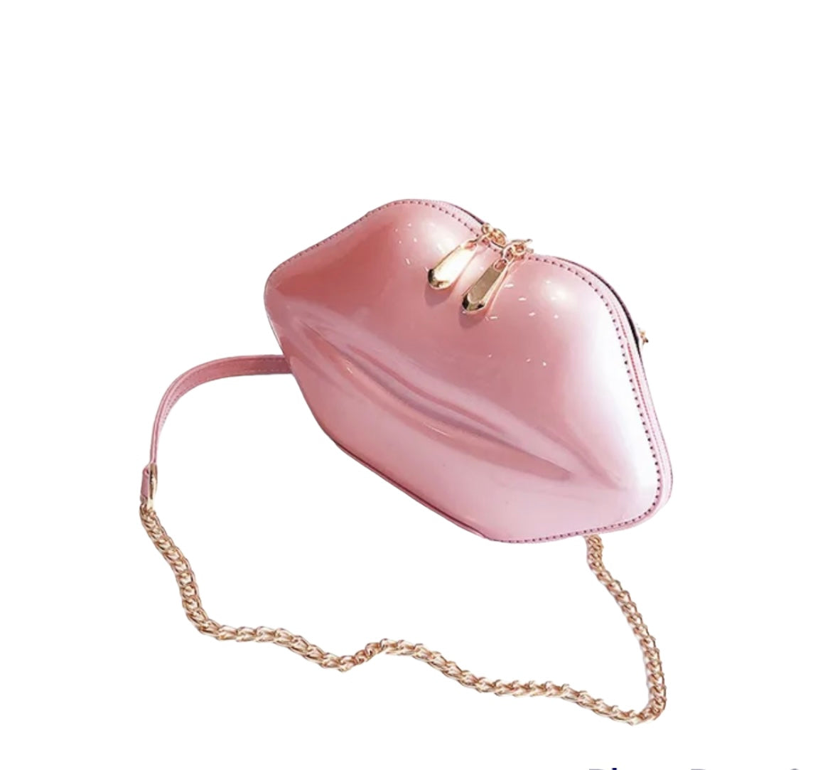 Pink Lip Bag