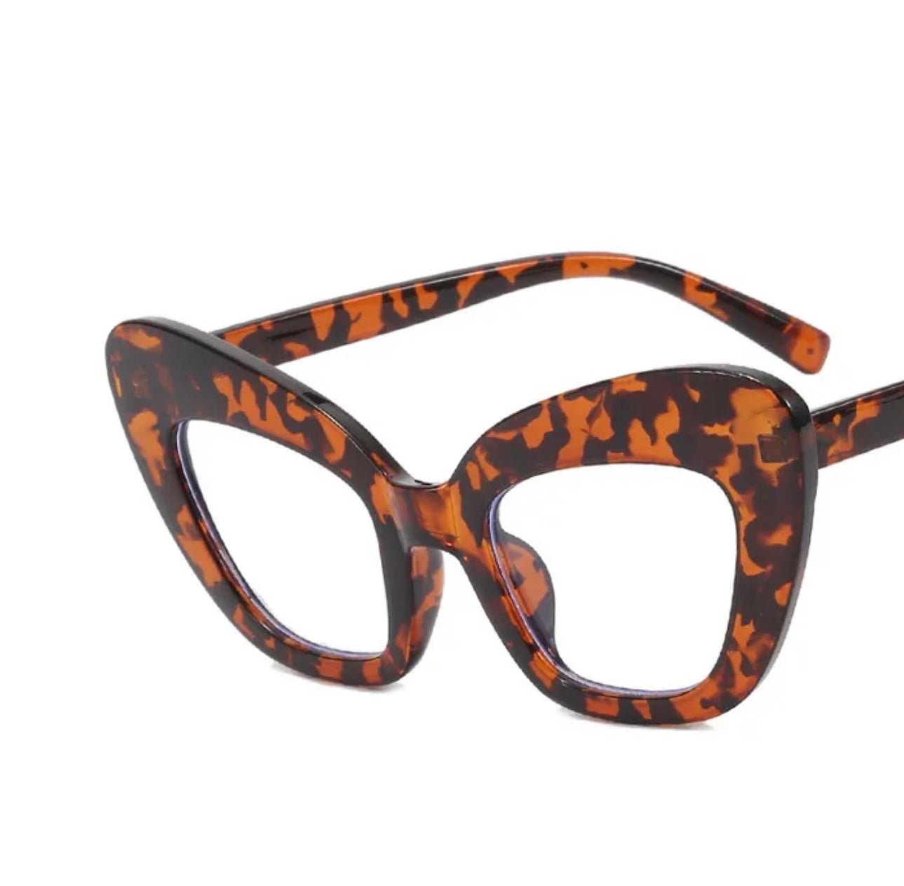 Cat Eye Leopard Frame