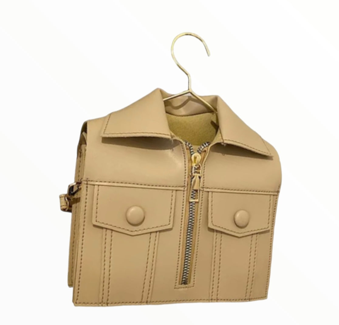 Tan Jacket Handbag