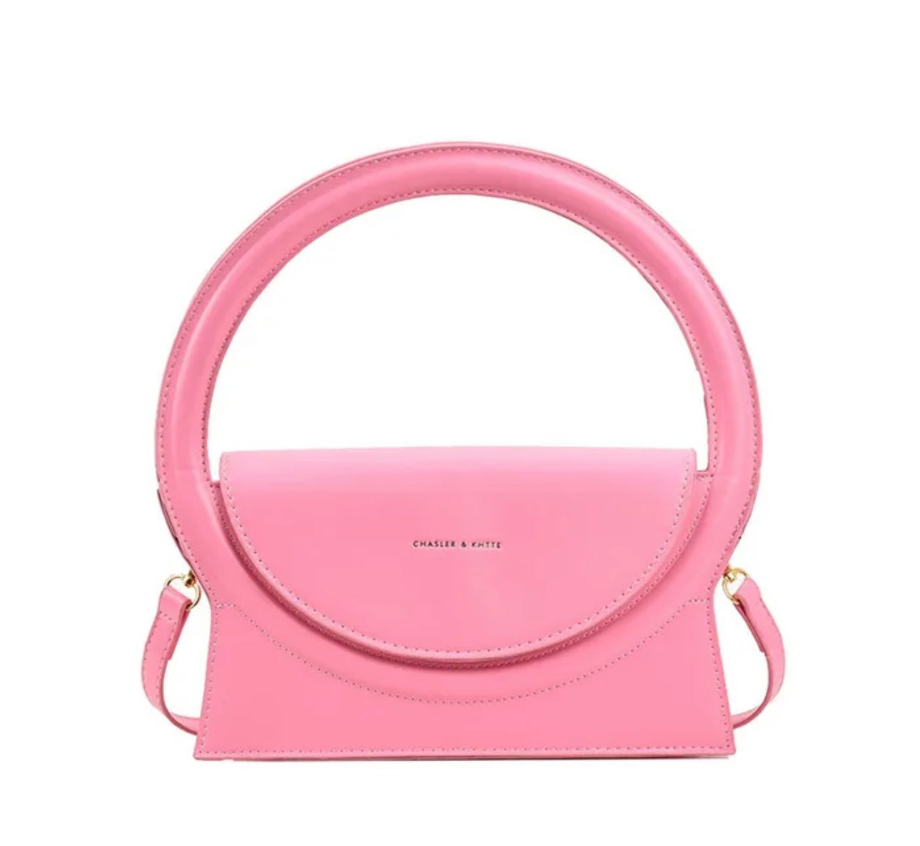 Pink Square Clutch