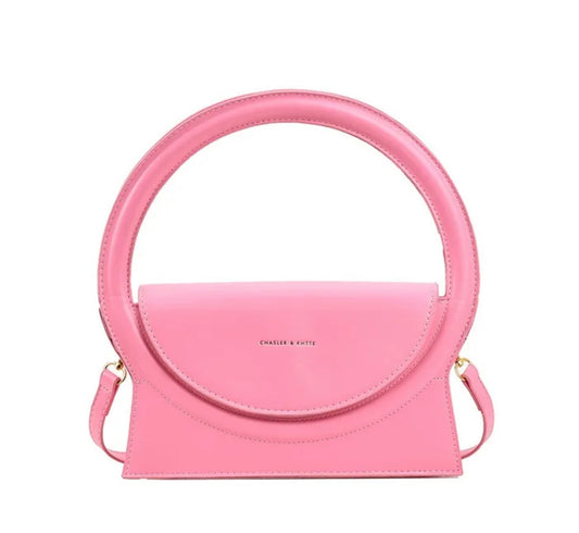 Pink Square Clutch