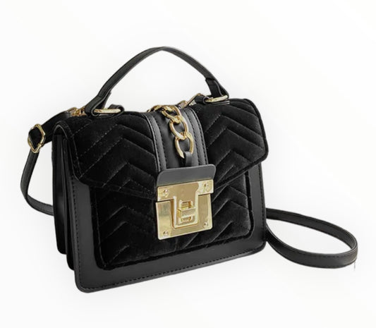 Black And Gold Handbag