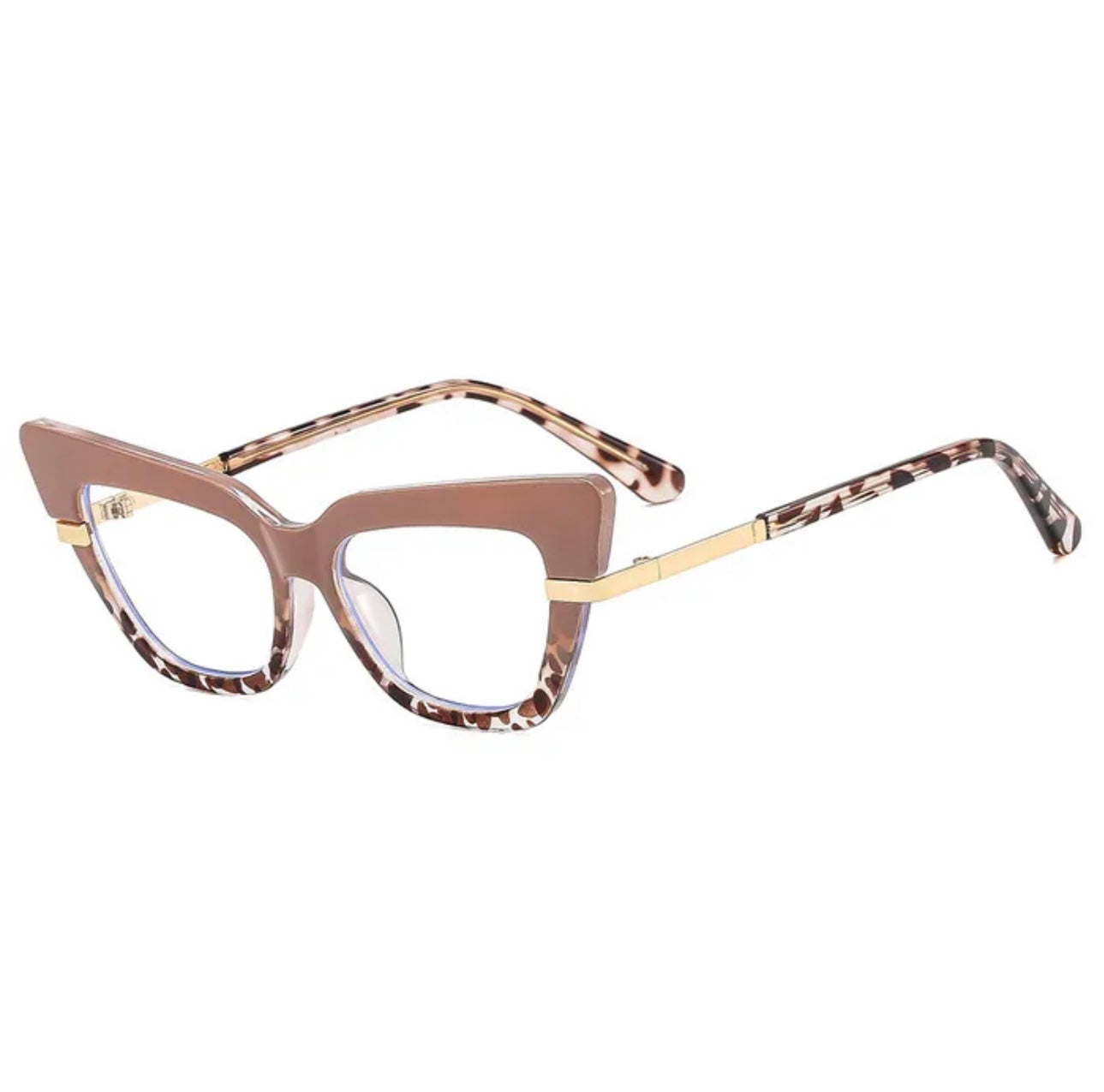 Cat Eye Beige Frames