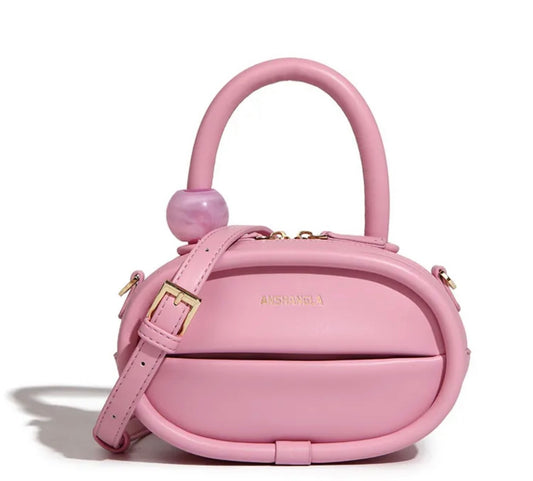 Pink Spring leather bag